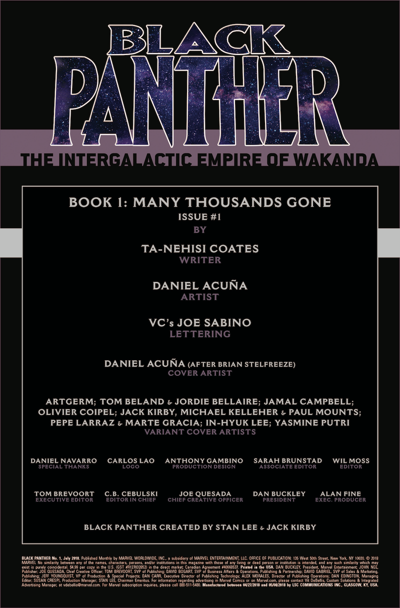Illustration for article titled Black Panther relaunches into space in this exclusive preview